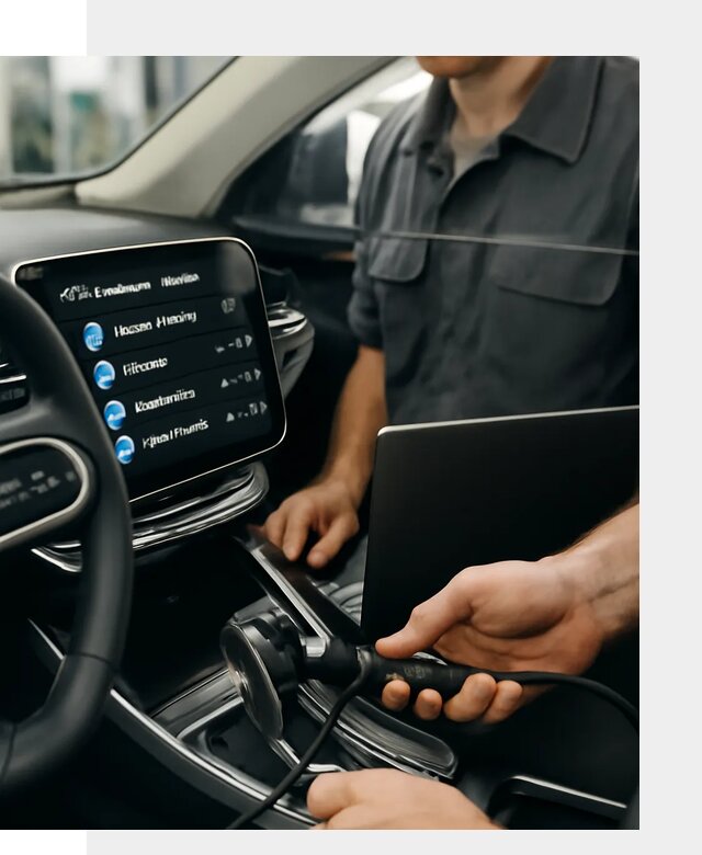Установка приложений Geely для мультимедиа автомобиля в Сатке